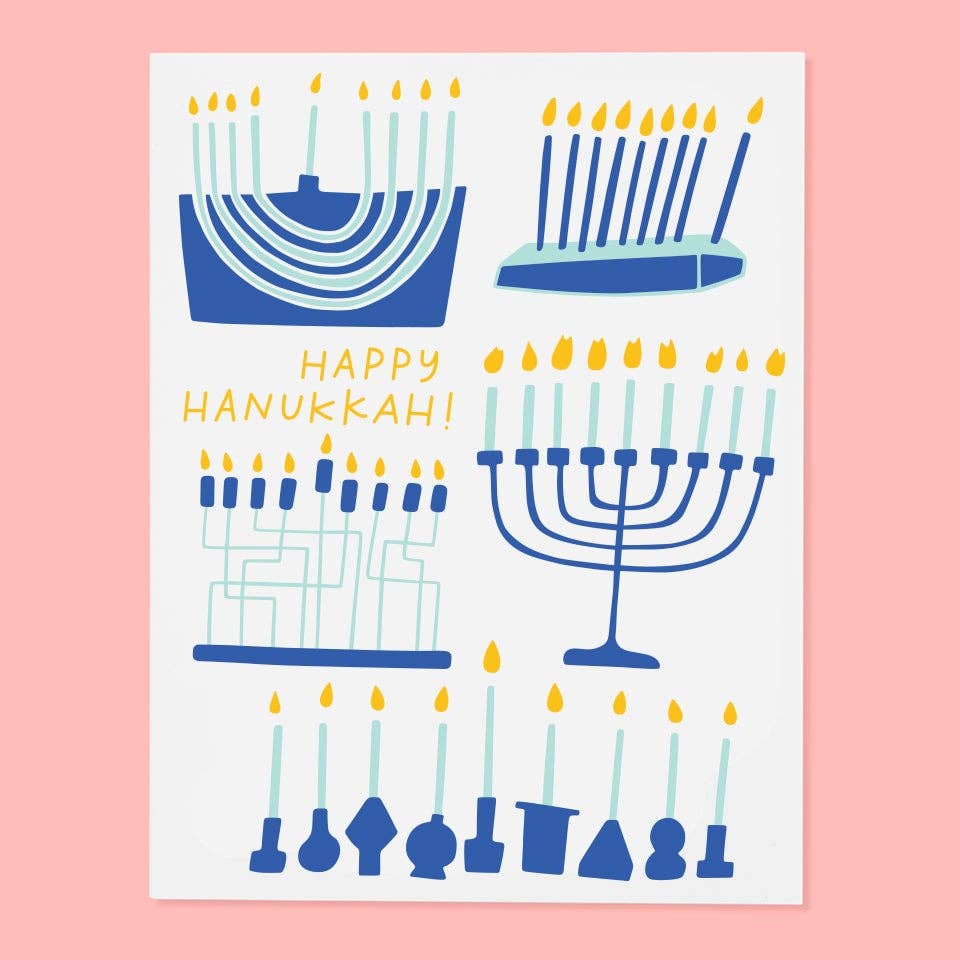 Menorahs Card (Set of 6)