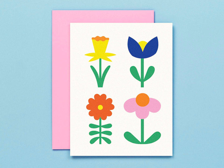 Gang of Fleurs No. 1 Blank Card
