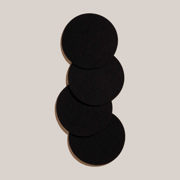 Midnight Felt Coasters | Set of 4