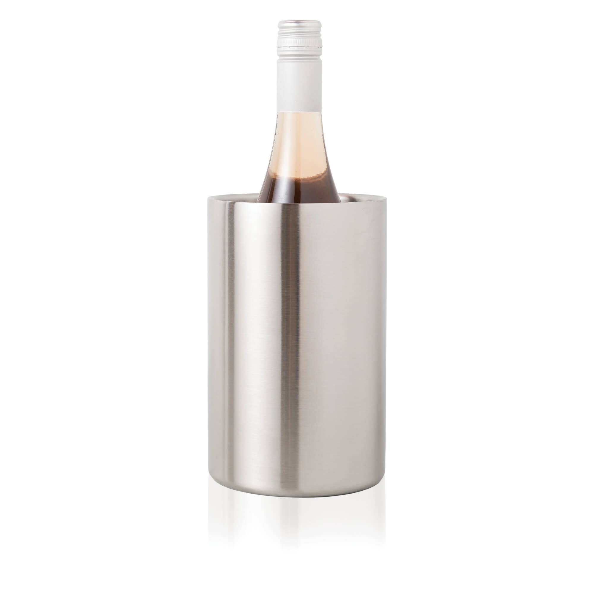 Palisade Double Wall Polished Stainless Steel Wine Chiller – A.MANO ...