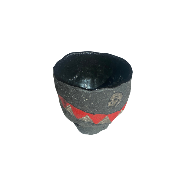 Black Zig-Zag Snake Cup