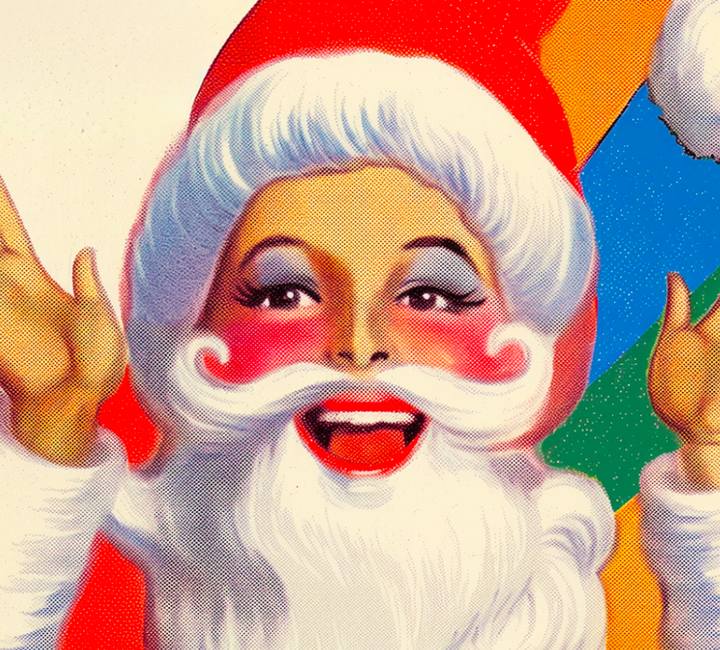 CHRISTMAS is A DRAG! gay holiday card