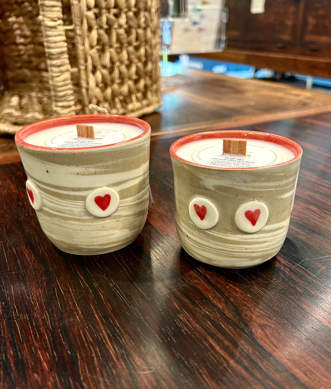 Heart Eye Cup Candle