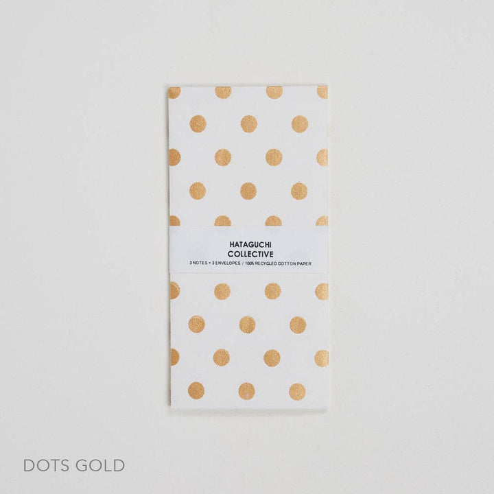 Large Envelope with Notecard Set: SHIMA-MARU GREY x GOLD