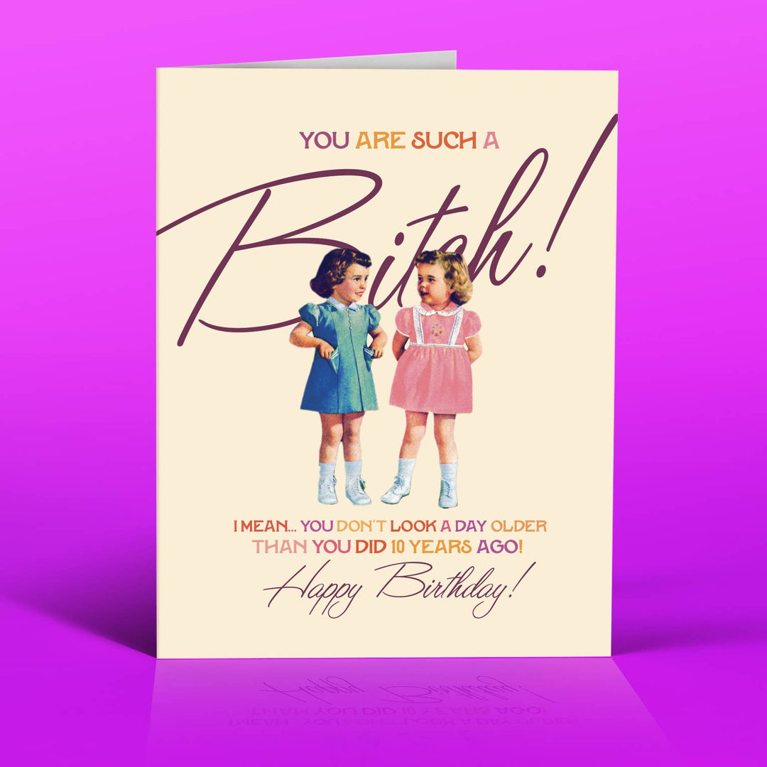 You Are Such a Bitch Birthday Card