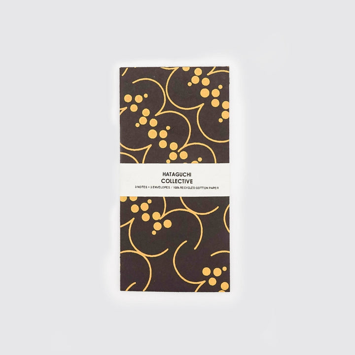 Large Envelope with Notecard Set: SHIMA-MARU GREY x GOLD