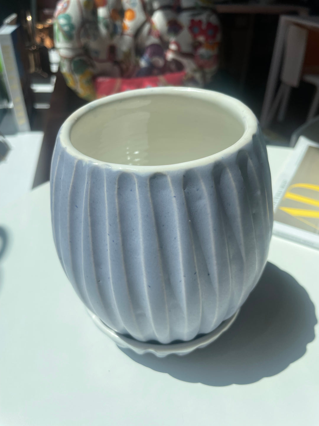 Lavender Ovoid Planter