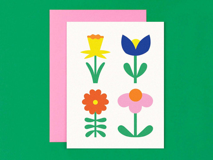 Gang of Fleurs No. 1 Blank Card