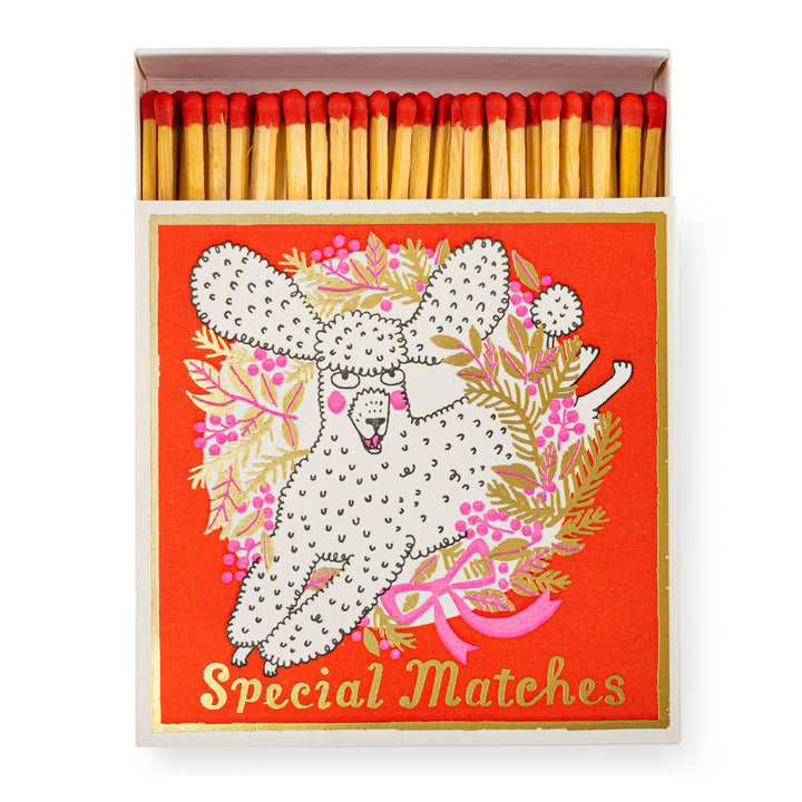 Poodle | Square - Christmas Safety Matches🎄