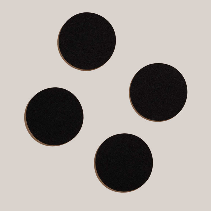 Midnight Felt Coasters | Set of 4