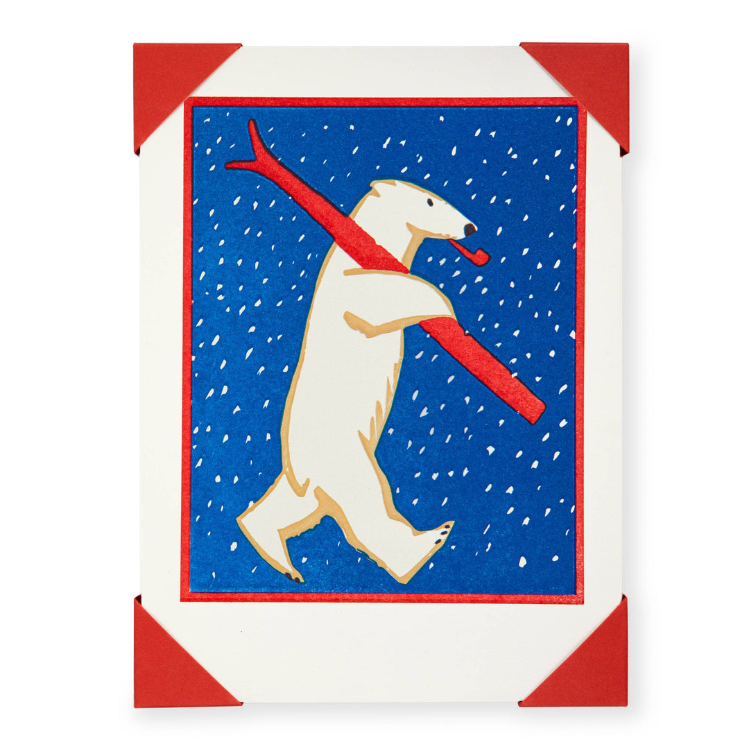 Polar Bear | Notelet Christmas Card (5-Pack) π