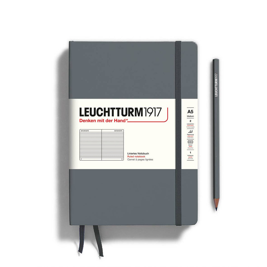 1917 Anthracite (Dark Grey) (A5) Notebook