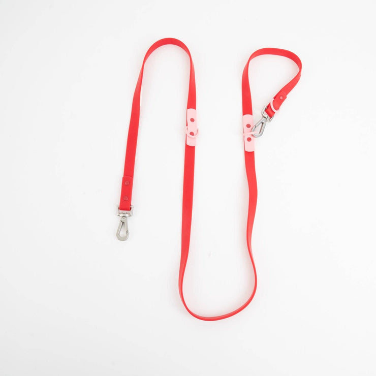 The Fritz Leash: Small / cherry