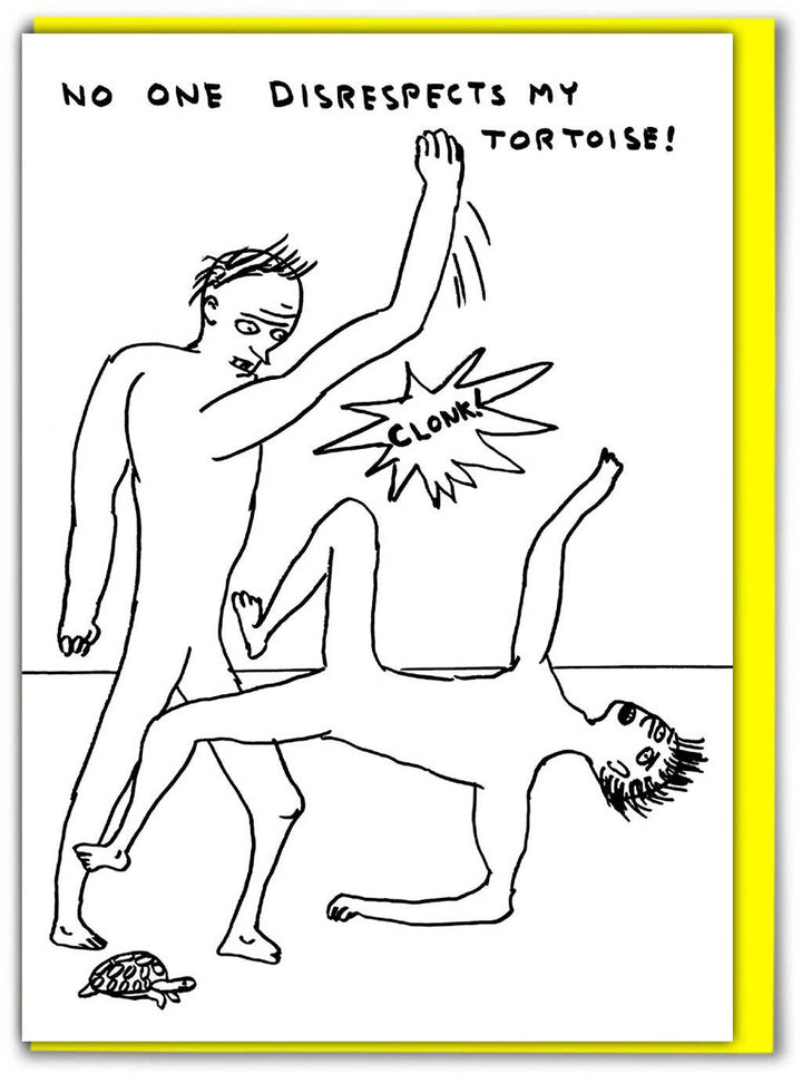 No One Disrespects My Tortoise Card