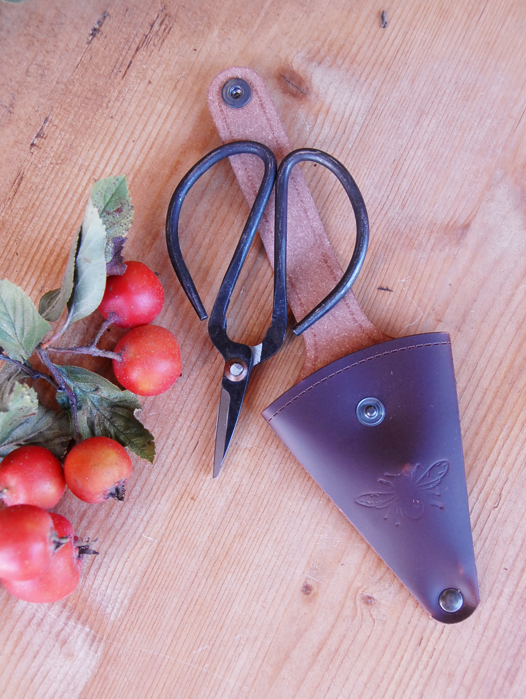 Scissor in Leather Pouch