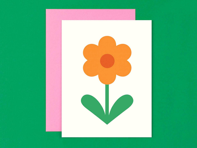 Flower Friend No. 4, Love Blank Card A.MANO Brooklyn