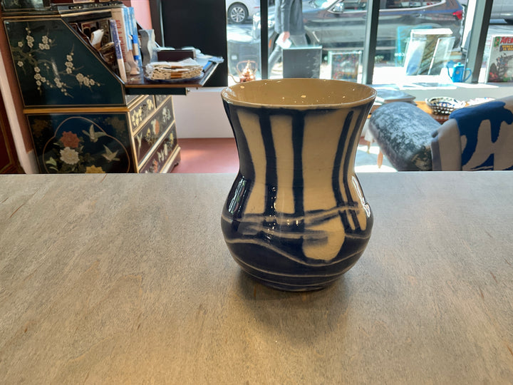 Blue Waist Vase