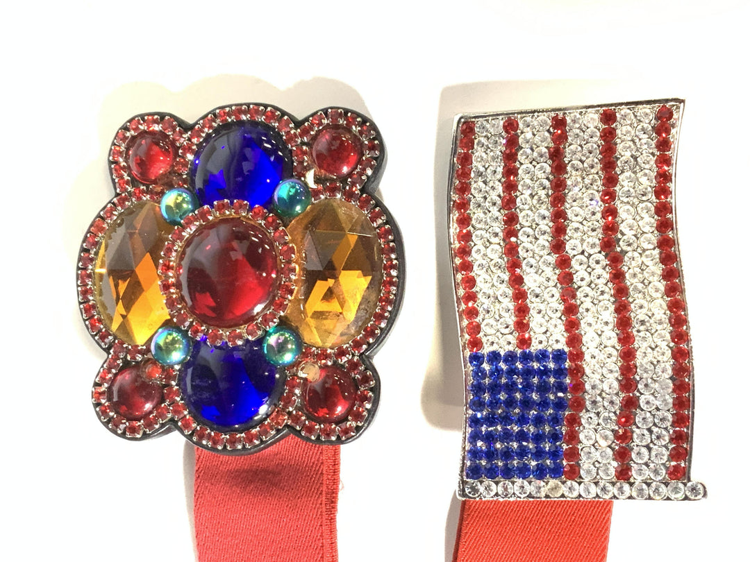 Bejeweled Oversized Belt Buckle