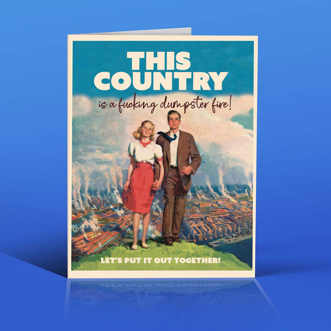 THIS COUNTRY  political greeting card