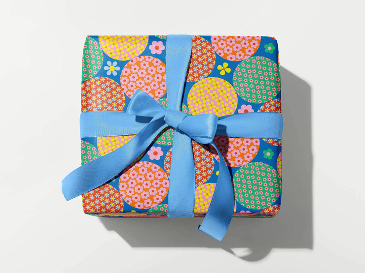 Round and Round The Garden Gift Wrap Sheets or Roll: Rolled Set of 3 Sheets