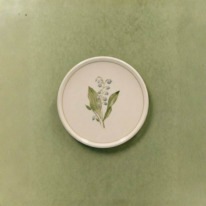 Lily of the Valley Appetizer Plate