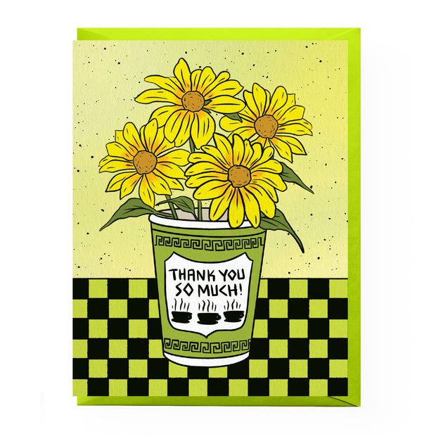 Bodega Flowers Thank You Card