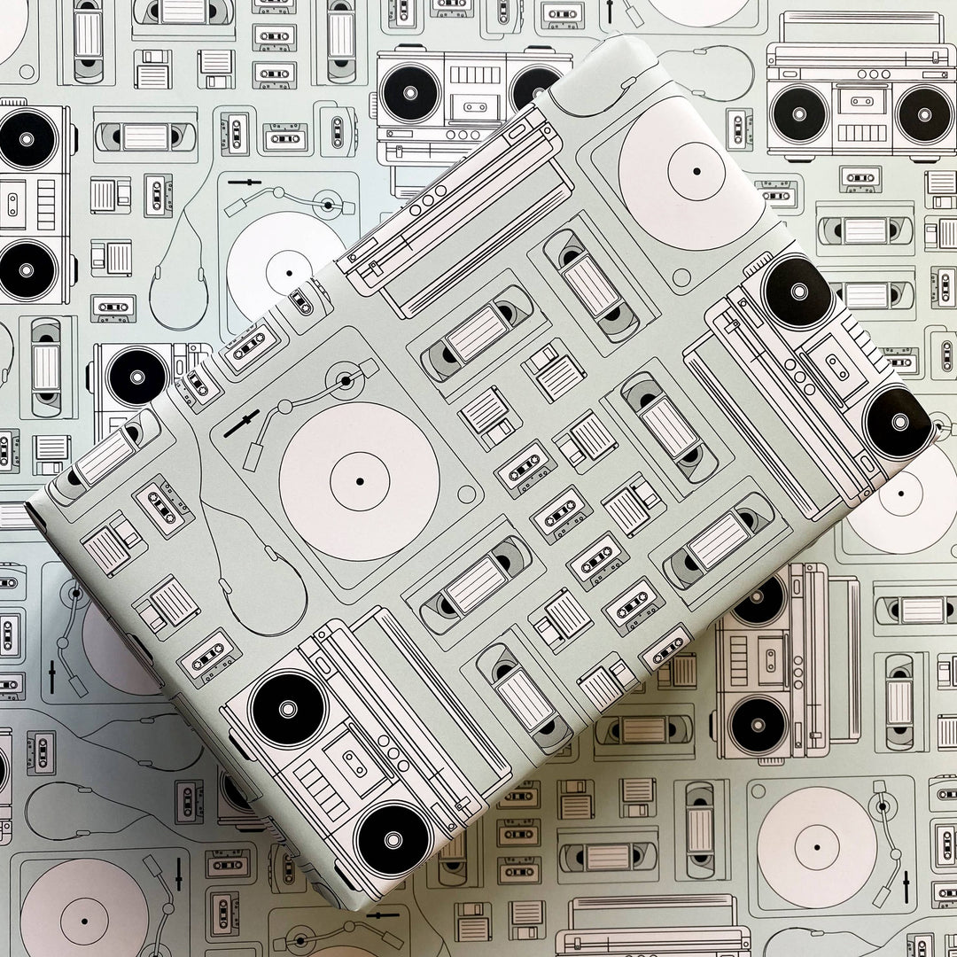 Retro Gift Wrap - Wrapping Paper