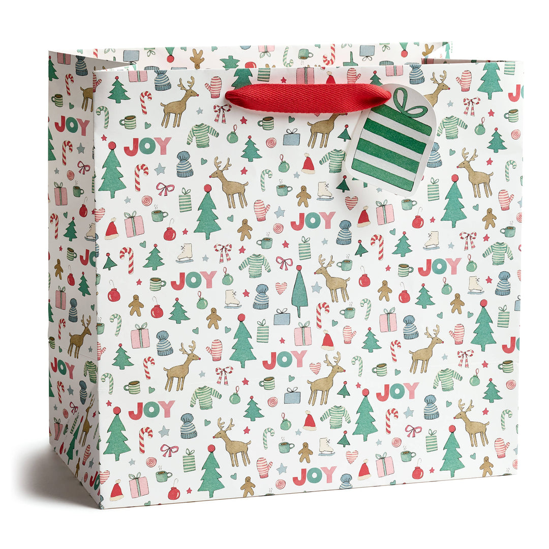 Merry Motif Gift Bag, Large