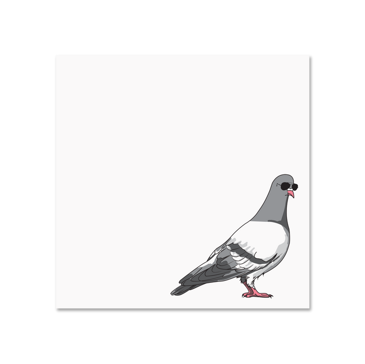 Pigeon Notepad - Letterpress Notepad