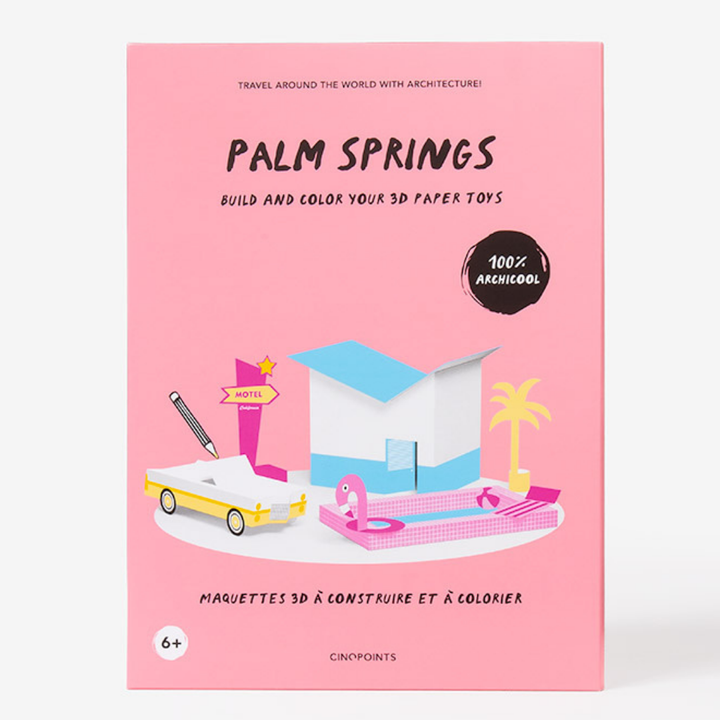3D Papercraft - PALM SPRINGS MODEL by Cinqpoints