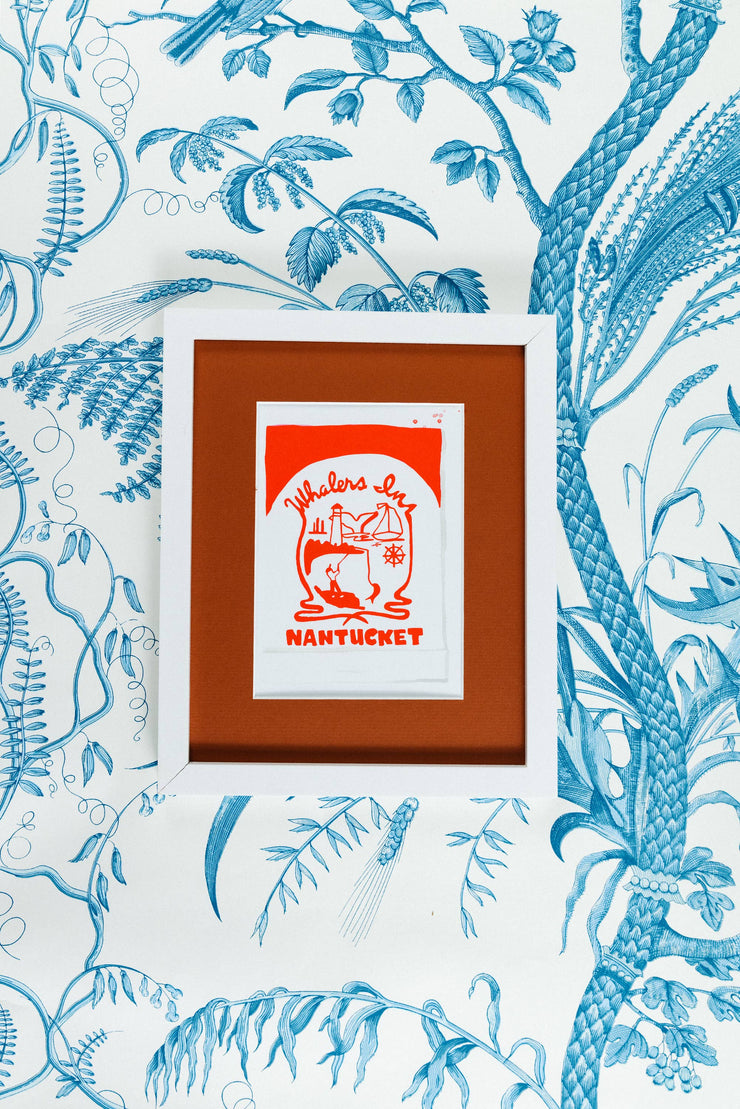 Nantucket Matchbook Watercolor Print: 5" x 7"