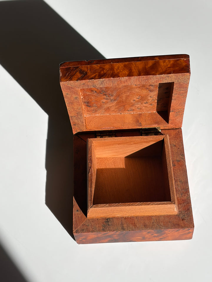 Opal & Wooden Jewelry Box