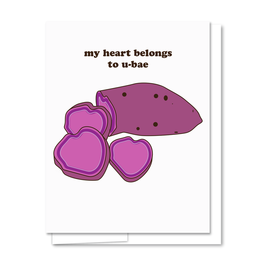 Ube - Illustrated Love Letterpress Card