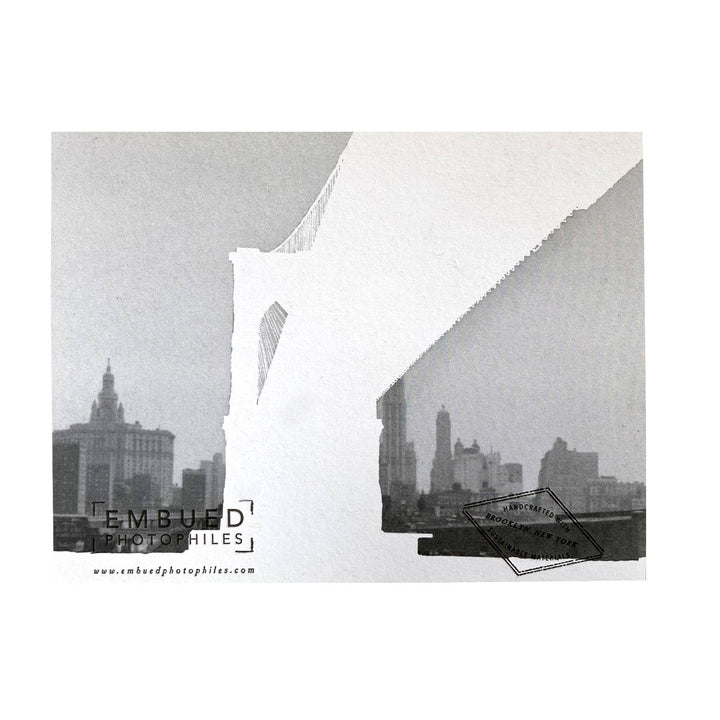 Brooklyn Bridge Blank Card