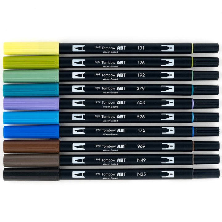Dual Brush Markers: Landscape