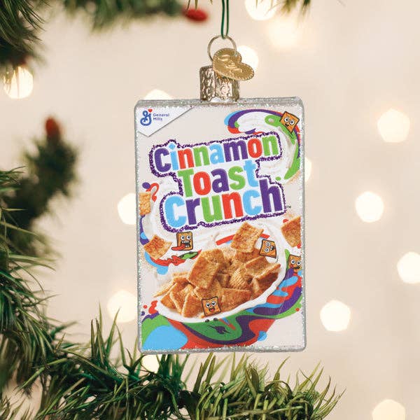 Cinnamon Toast Crunch Box Ornament