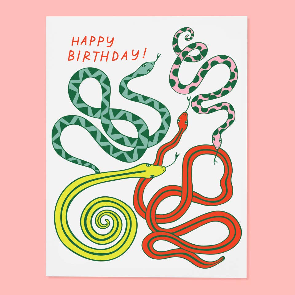 Snakes Bday Card
