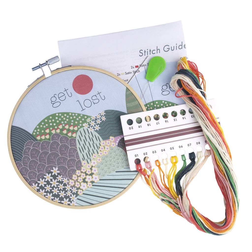 Get Lost Embroidery Kit