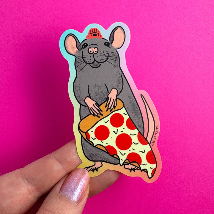 Pizza Rat Sticker