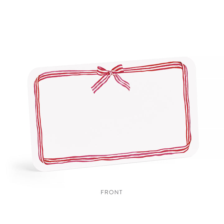 Red Ribbon Candy Little Notes® – Notecards, Set of 55