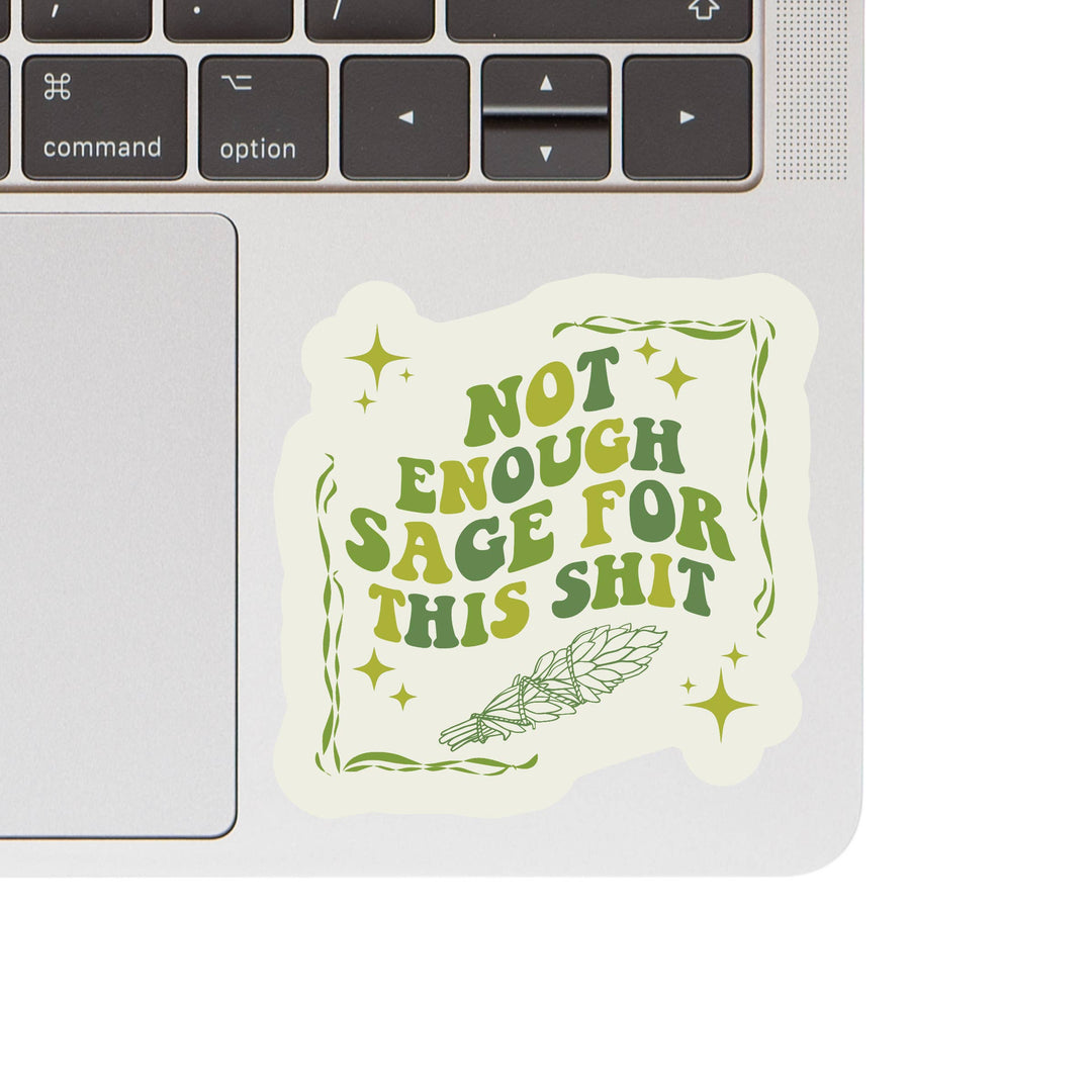 Sage Energy Crystal Swear Funny High Quality Vinyl Sticker