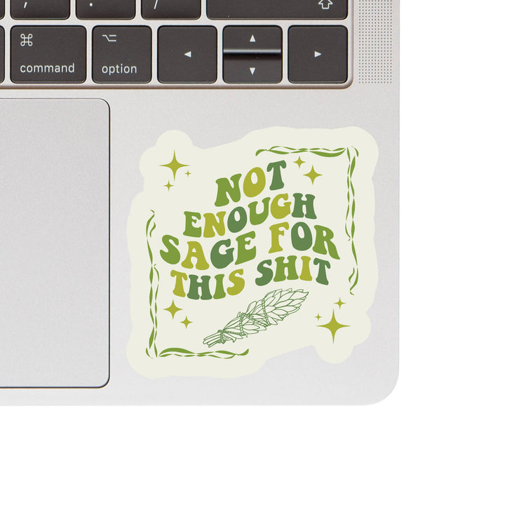 Sage Energy Crystal Swear Funny High Quality Vinyl Sticker