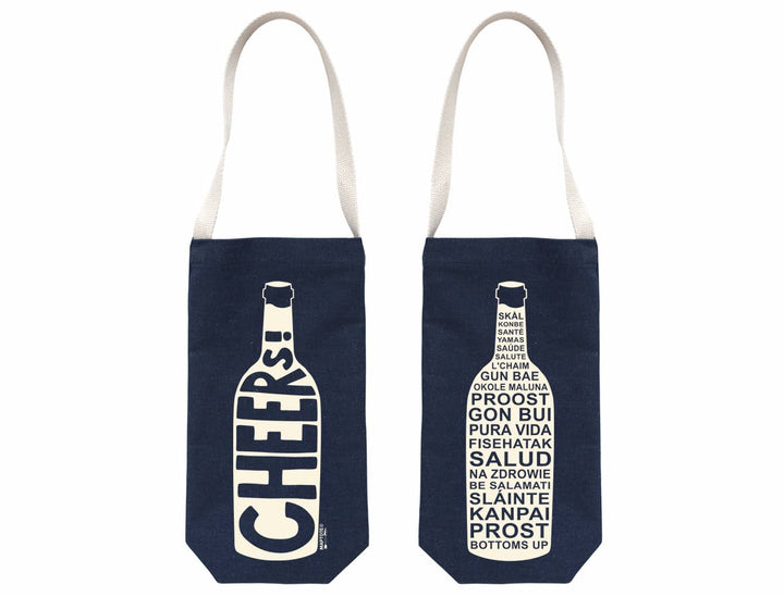 Cheers! Single Wine Totes: Natural