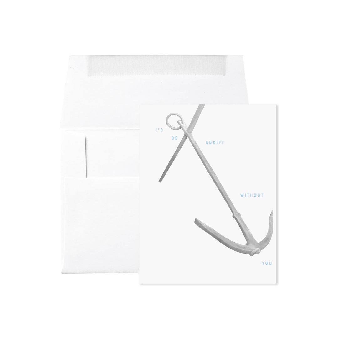 Anchor I'd Be Adrift Without You Card