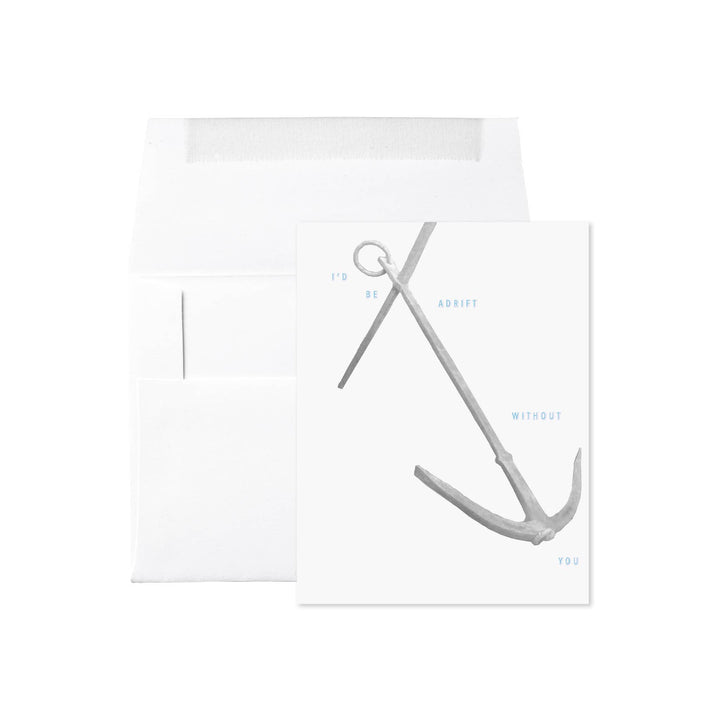 Anchor I'd Be Adrift Without You Card