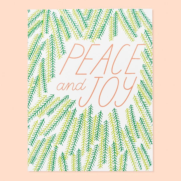 Peace And Joy Card (Set of 6)