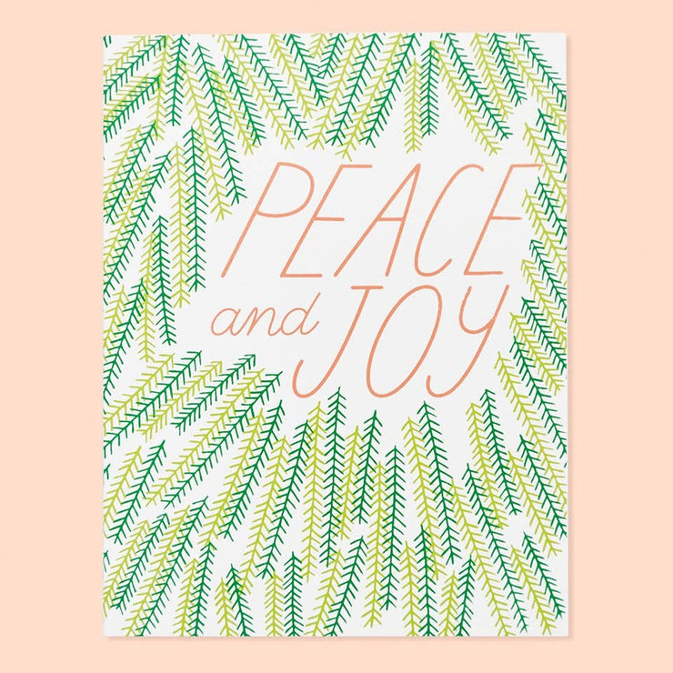 Peace And Joy Card (Set of 6)