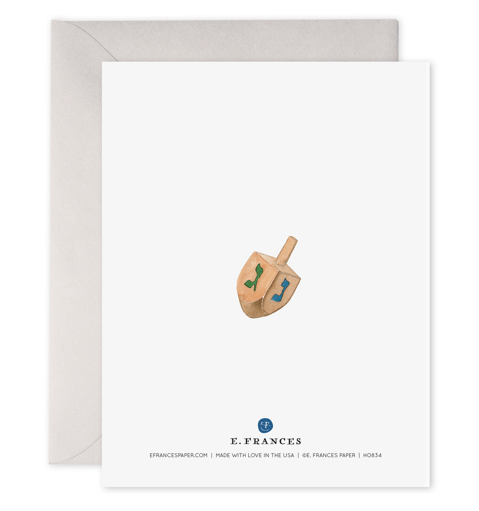 Colorful Menorah Hanukkah Greeting Card Boxed Set, Set of 6