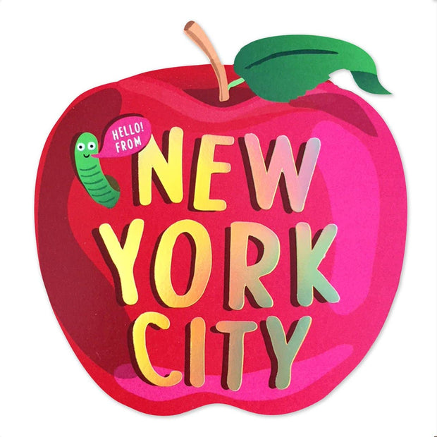 New York City Die Cut Greeting Card