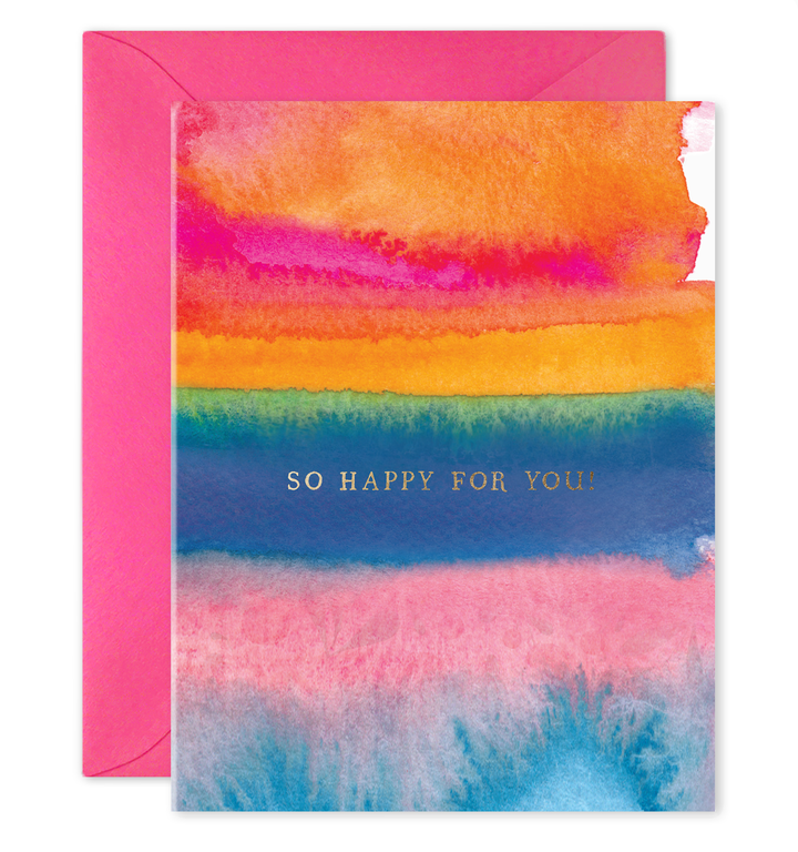 So Happy For You Greeting Card